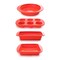 Cooks Companion 4-Piece Collapsible Silicone Bakeware Set